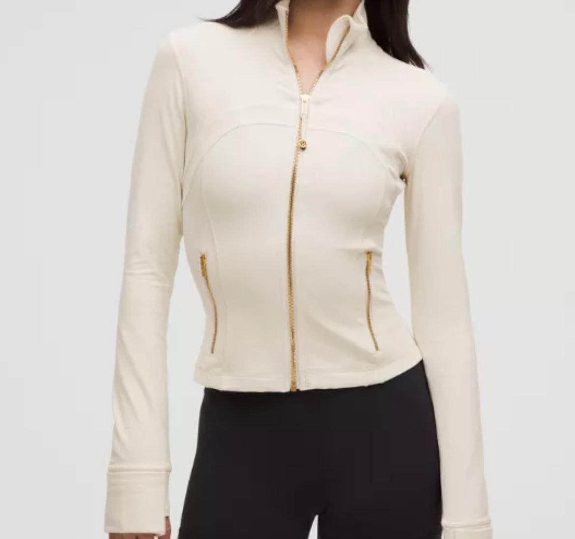 Veste lulu White finition doré