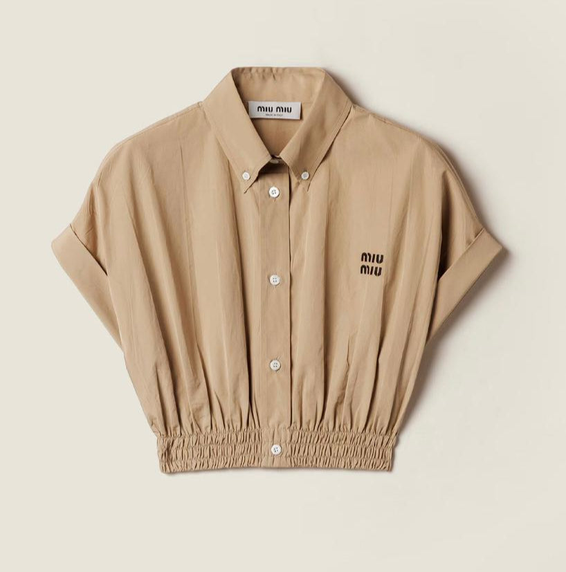 Chemise miu beige
