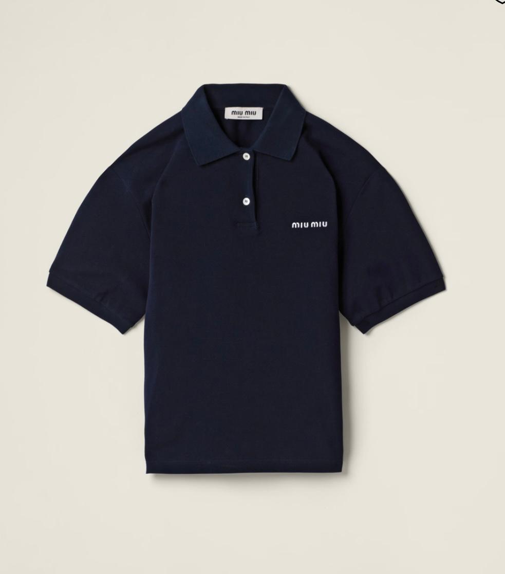 Polo miu bleu foncé