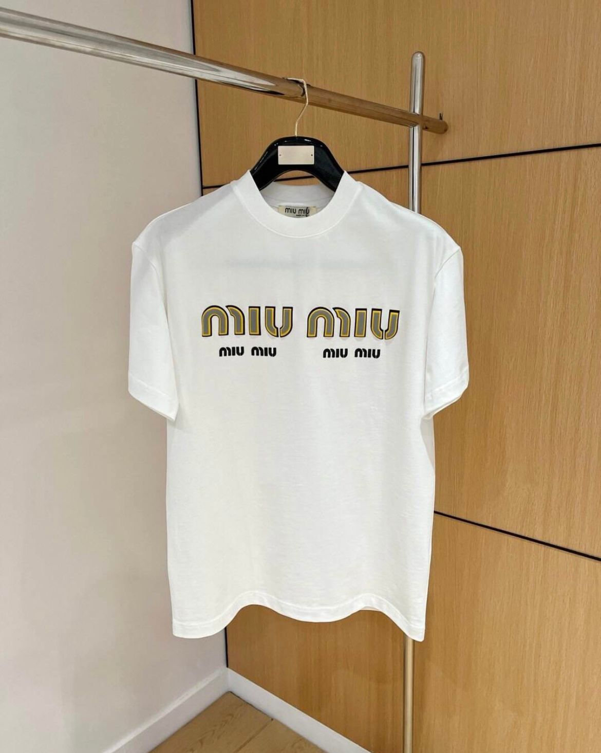 Tee shirt oversize miu blanc