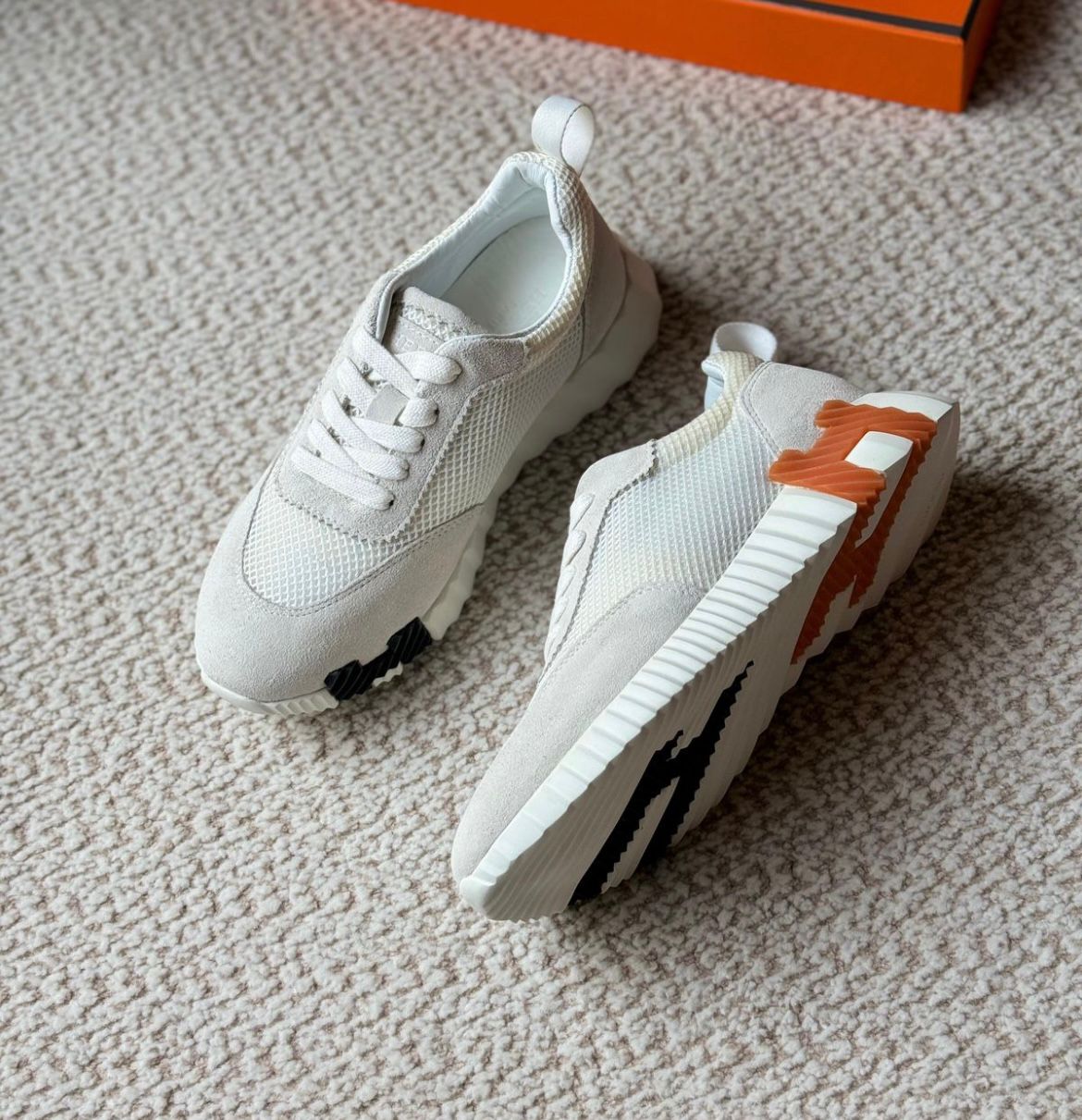 Bouncing hemers blanc/noir/orange