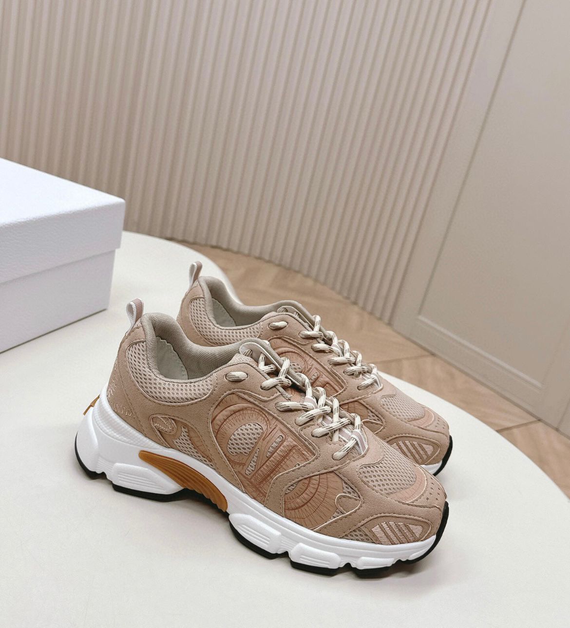 Sneaker Bior Chrono blanc/rose pale