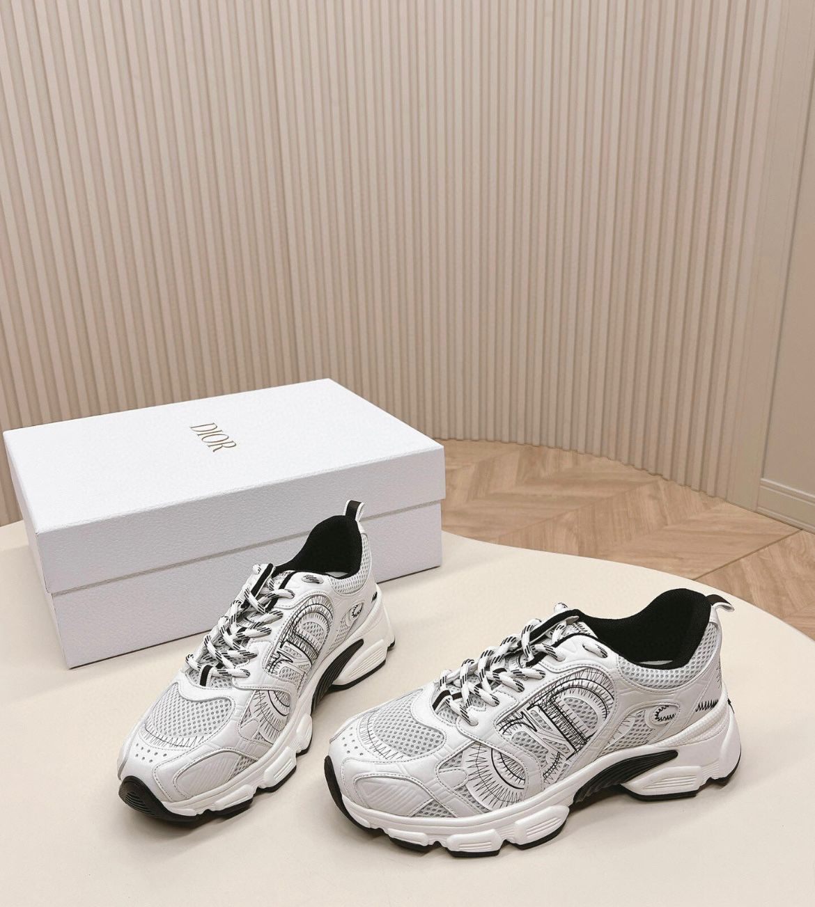 Sneaker Bior Chrono blanc/noir