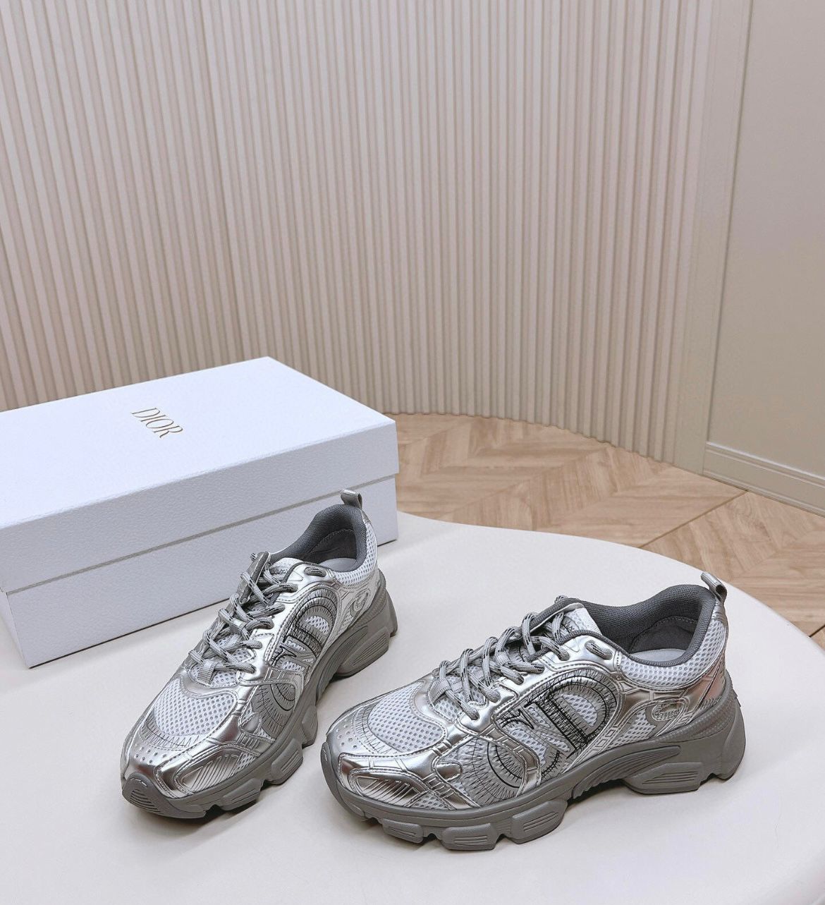 Sneaker Bior Chrono gris/silver