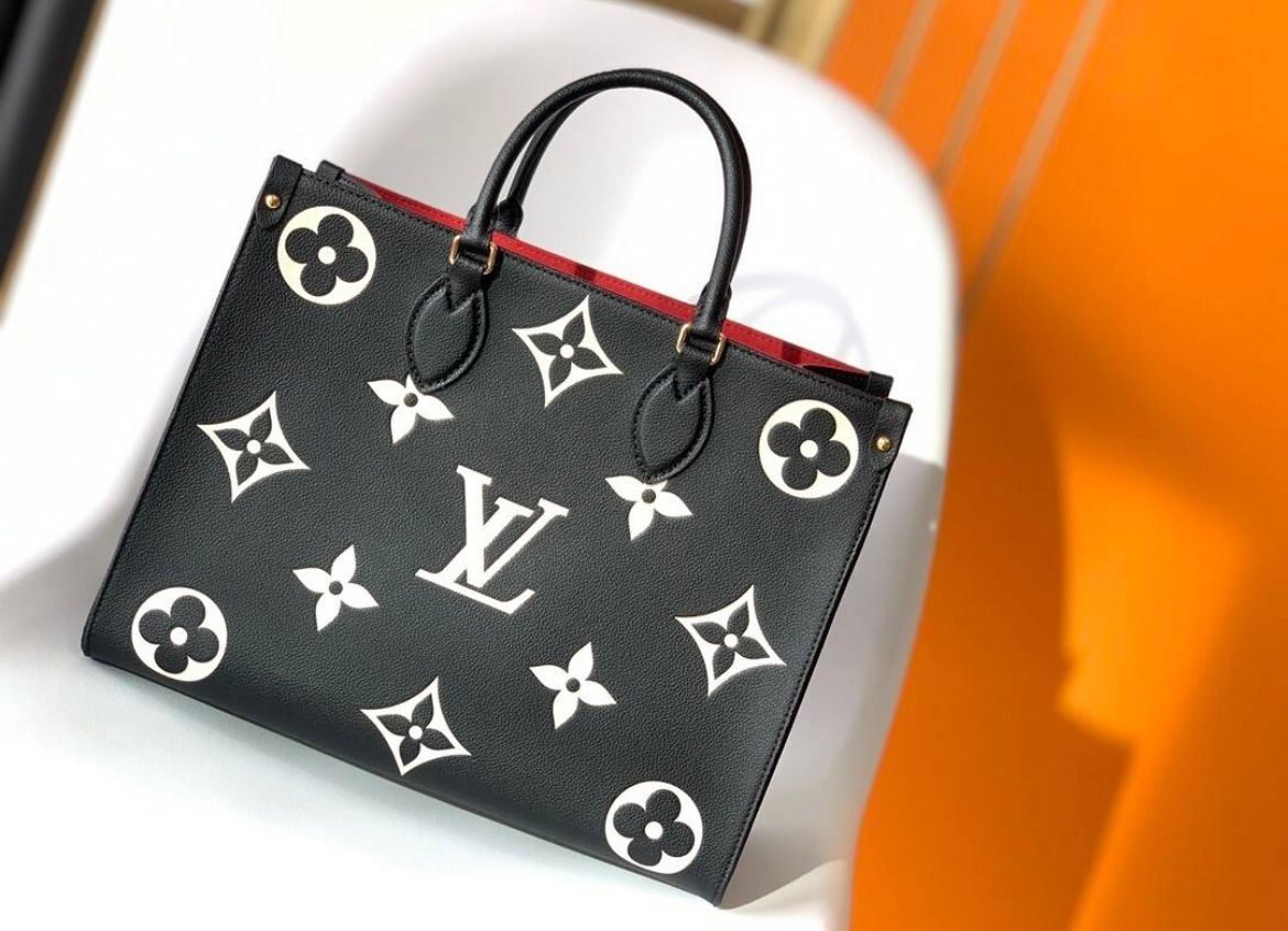 Cabas Onthego LV noir/blanc