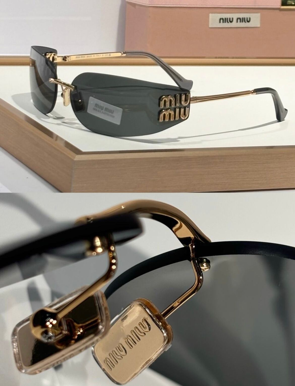 Lunettes de soleil miu noir