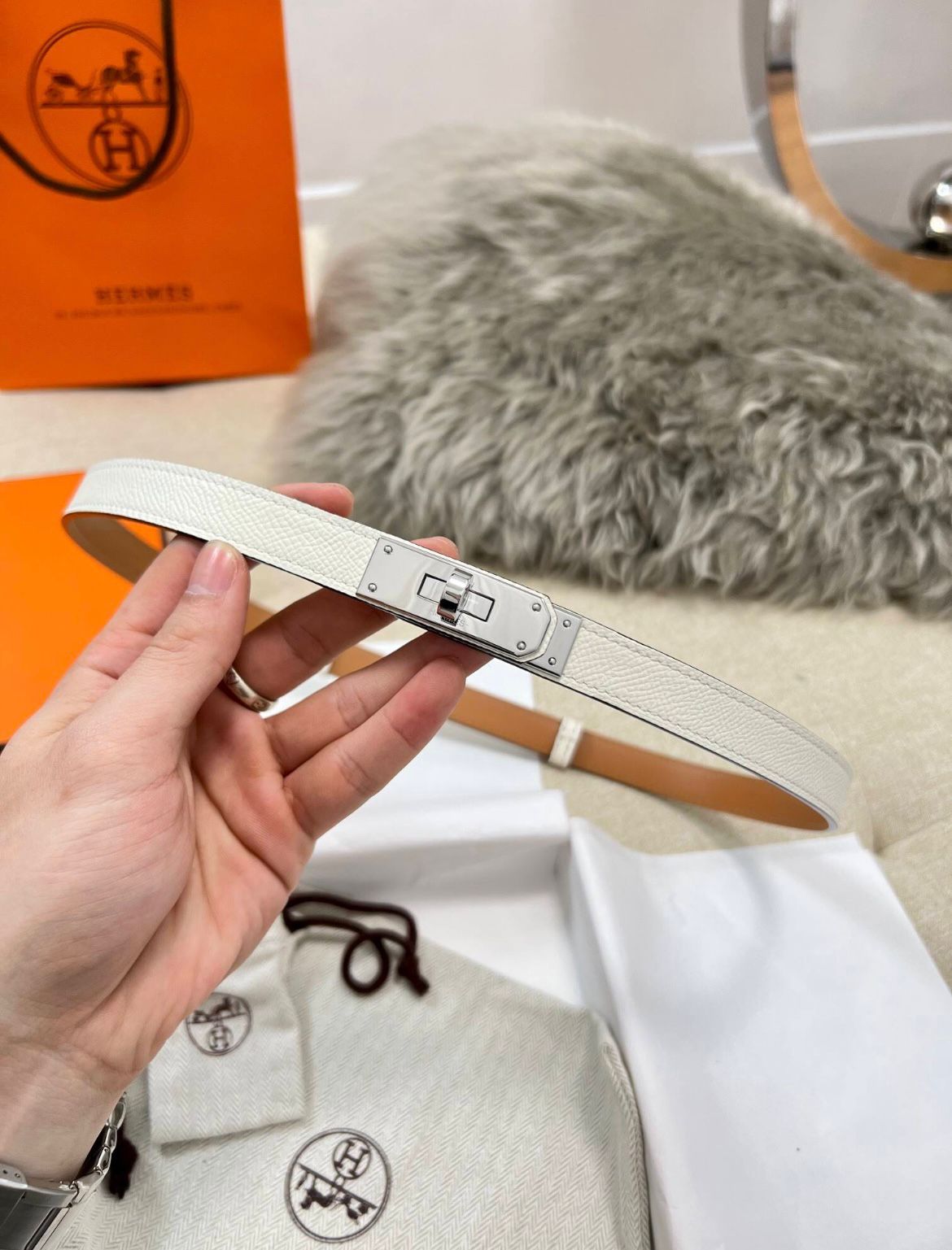 Ceinture Kelly hemers blanc